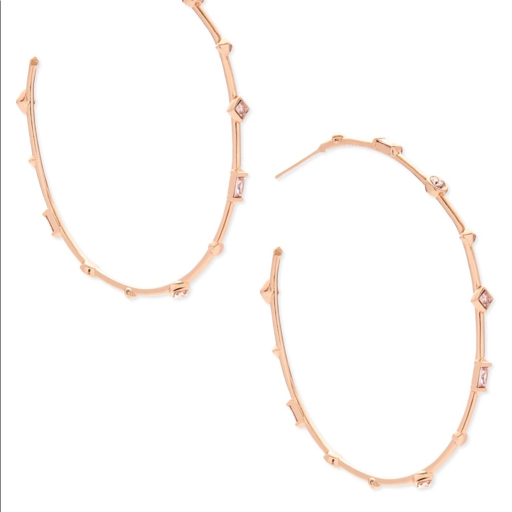 Zella rose gold Kendra Scott hoop